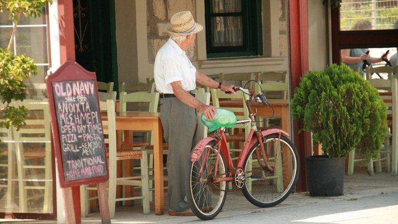 fietsen op lefkas 